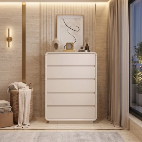 Modern Rounded Drawer Cabinet Dubai