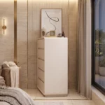 White Bedroom Storage Chest UAE
