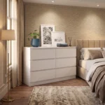 White 6 Drawer Dresser Dubai