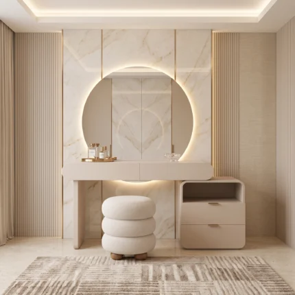 Dressing Table with Side Cabinet UAE