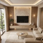 Velmora Slatted Floating TV Wall Unit Dubai UAE