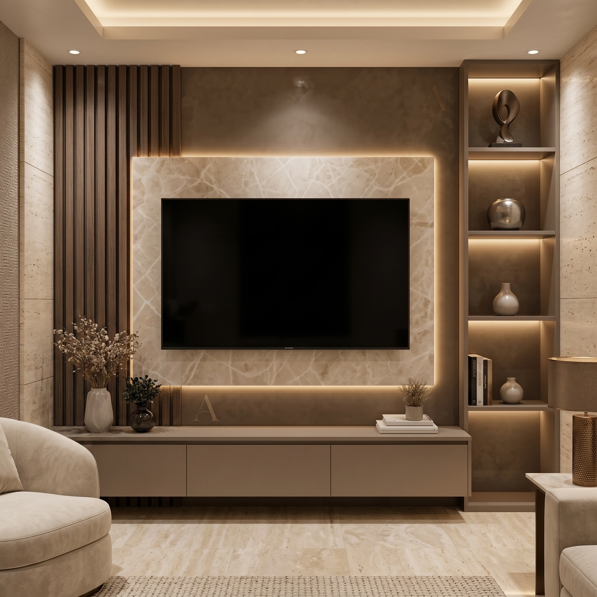 Grandeur LED Media Wall TV Unit Dubai UAE