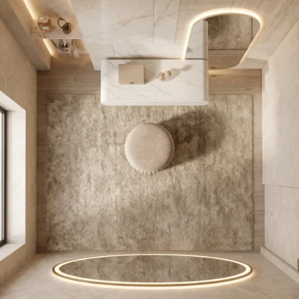 Lunessa Arc LED Dressing Table Dubai UAE