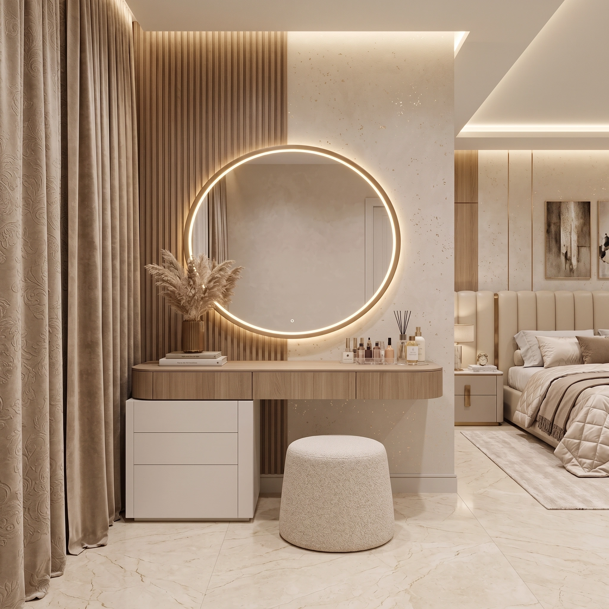 Floating Vanity with Drawer Cabinet UAE