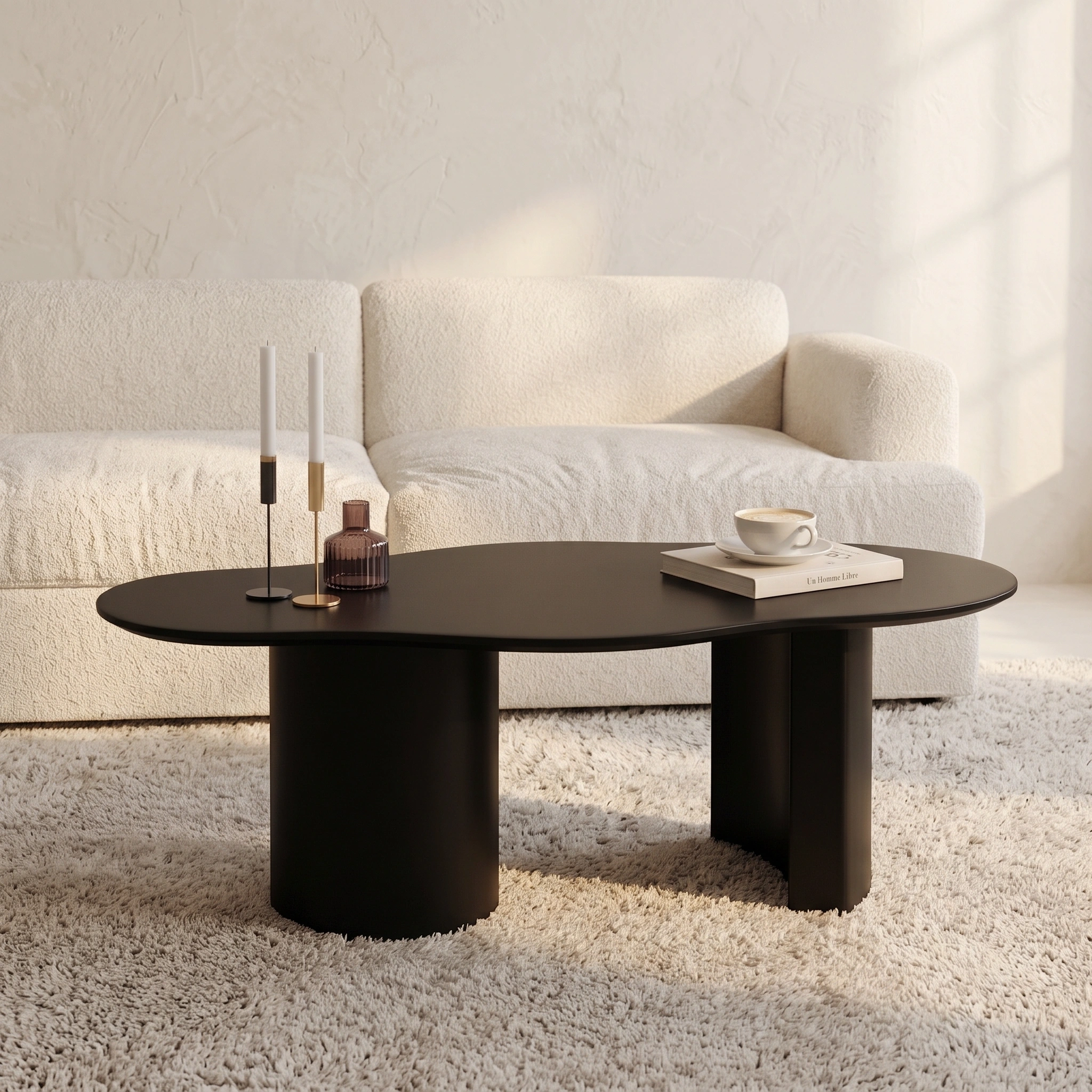 Matte Black Centre Table UAE