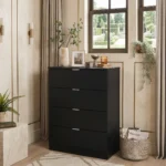 Matte Black Chest of Drawers Dubai