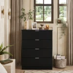 Modern 4 Drawer Bedroom Dresser UAE