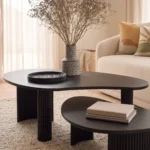 Fluted Nesting Coffee Tables Dubai