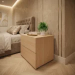 Light Oak Bedside Table UAE