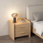 Norvia Light Oak Bedside Table Dubai UAE