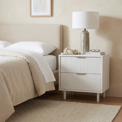 Novelle Fluted Bedside Table Dubai UAE