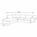 Novera 5-Seater L-Shaped Sofa Dubai UAE