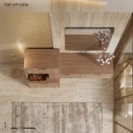 Oakvera Wooden Dressing Table with Mirror Dubai UAE