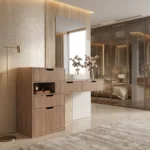 wooden vanity table with drawers Dubai