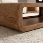 Coffee Table with Storage Shelf UAE