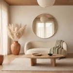 Sorelia Oval Wooden Coffee Table Dubai UAE