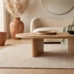 Natural Wood Coffee Table UAE