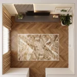 Avelon Slatted Floating TV Wall Unit Dubai UAE