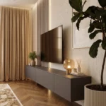 Contemporary TV Feature Wall UAE