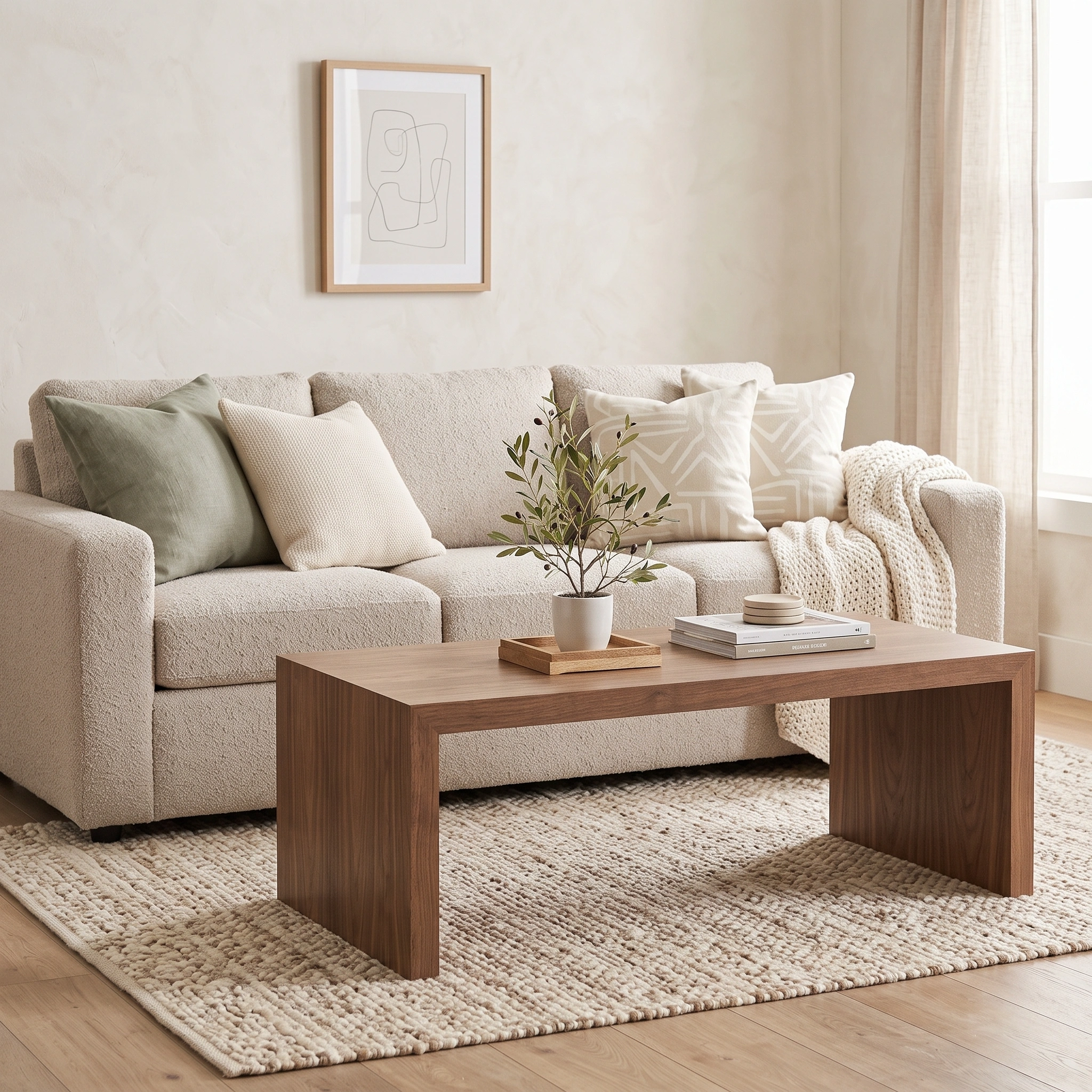 Modern Wooden Coffee Table Dubai