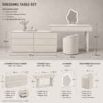 Modern Makeup Vanity Dubai