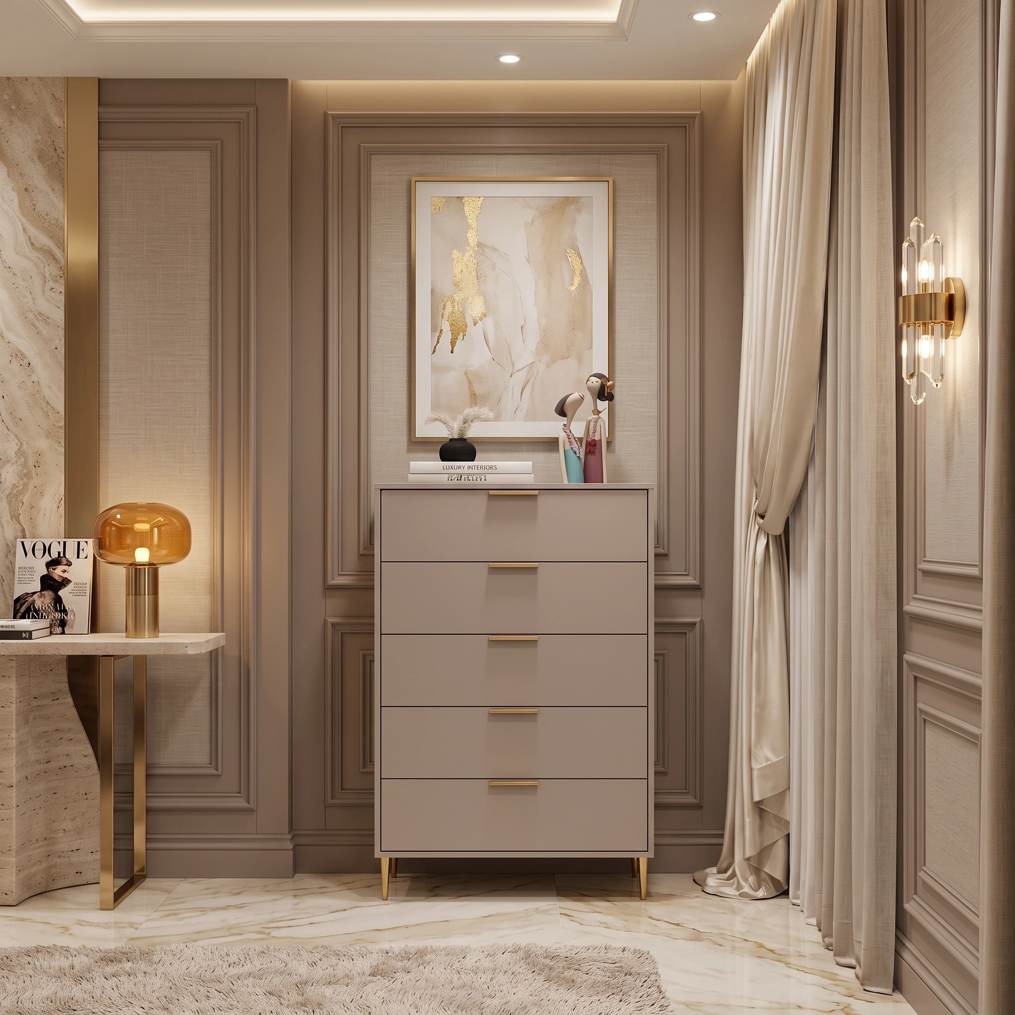 Velora Tall Chest of Drawer Velora Tall Chest of Drawer