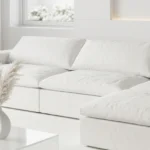 Modern White Chaise Sofa Dubai