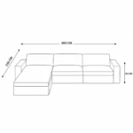 Aurelia 3-Seater L-Shape Sofa Dubai UAE