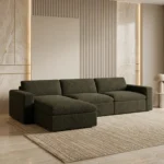 365cm L Shape Sofa with Chaise Dubai