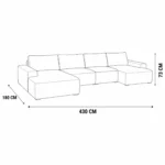CUSTOM MADE SOFA BY MARINA LIVING