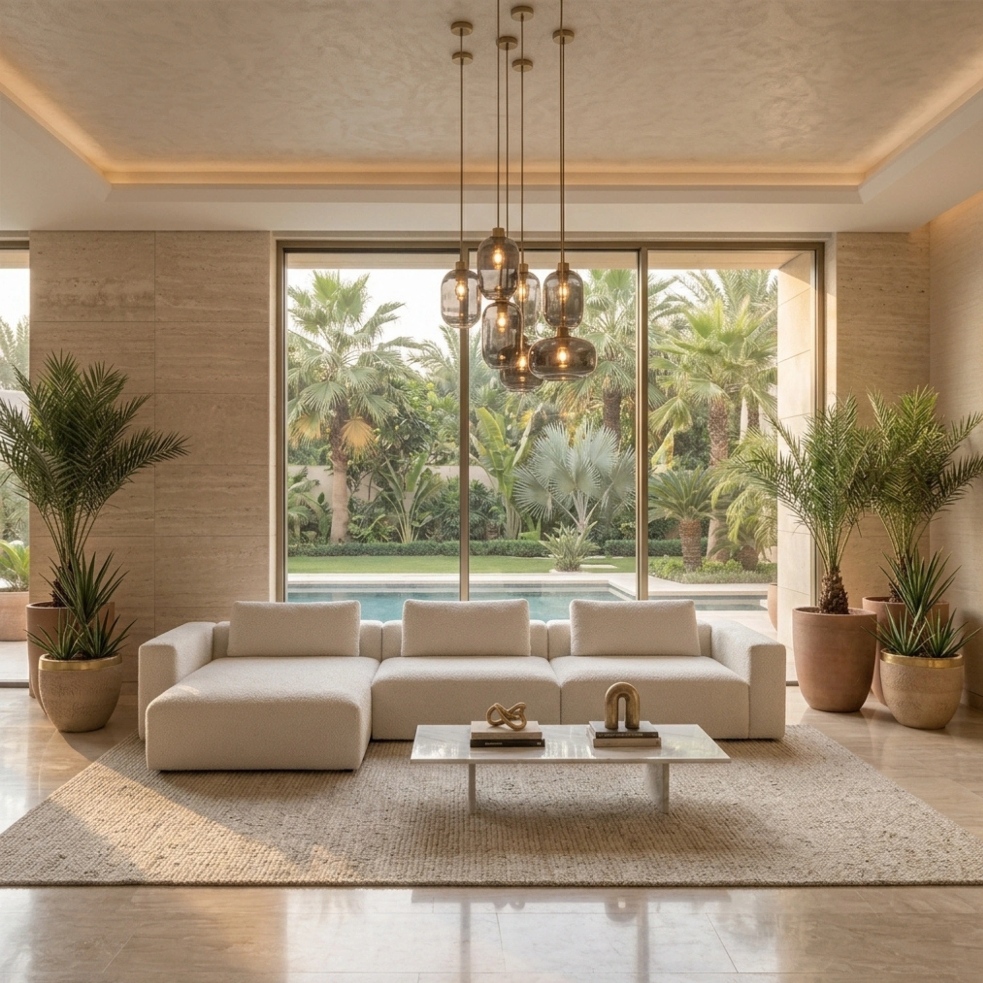 Aurelia Modular Chaise Sofa Dubai UAEÂ (2) 370cm Off White Sectional Sofa Dubai