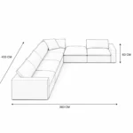 Aurelia Modular Corner Sofa Dubai UAE