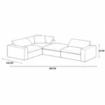 Aurelia Modular Corner Sofa Dubai UAE