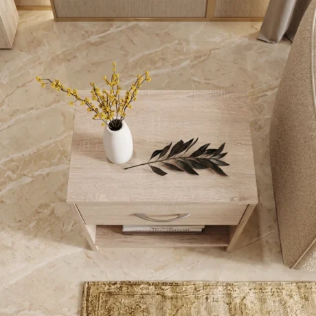 Avelin Bedside Cabinet with Open Shelf Dubai UAE