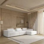 White L Shape Sofa with Right Chaise UAE