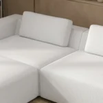 Contemporary White Sectional Sofa Dubai