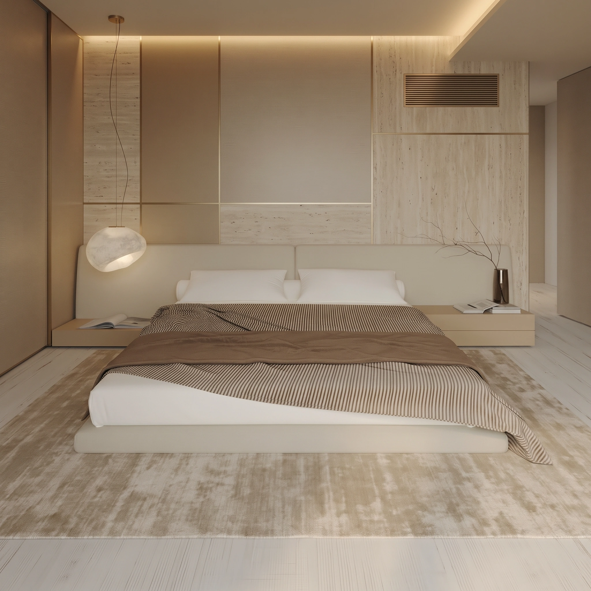 Cove Upholstered Platform Bed Dubai UAE