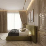 Elvara Extended Panel Upholstered Bed Dubai UAE