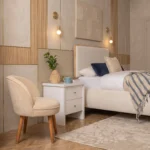 Modern Bedside Table with Two Drawers Dubai