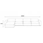 Custom 5-Seater Chaise Sofa UAE