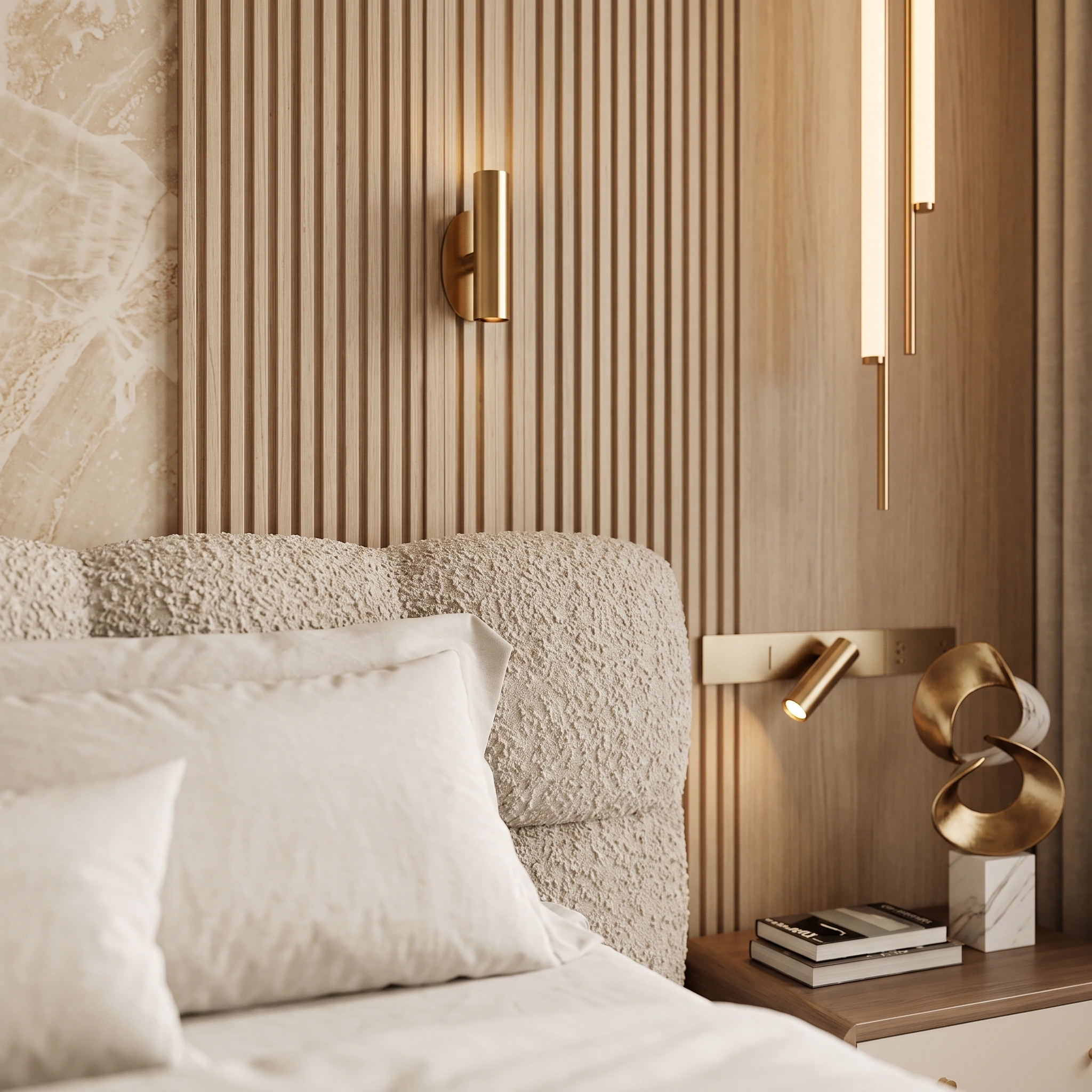 Lunova Plush Tufted Upholstered Bed Dubai UAE
