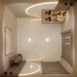 Modern Foyer Mirror with Floating Drawer Dubai