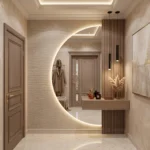 Luxury Entrance Mirror with LED Backlighting UAE
