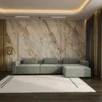 Custom Grey L Shape Sofa UAE