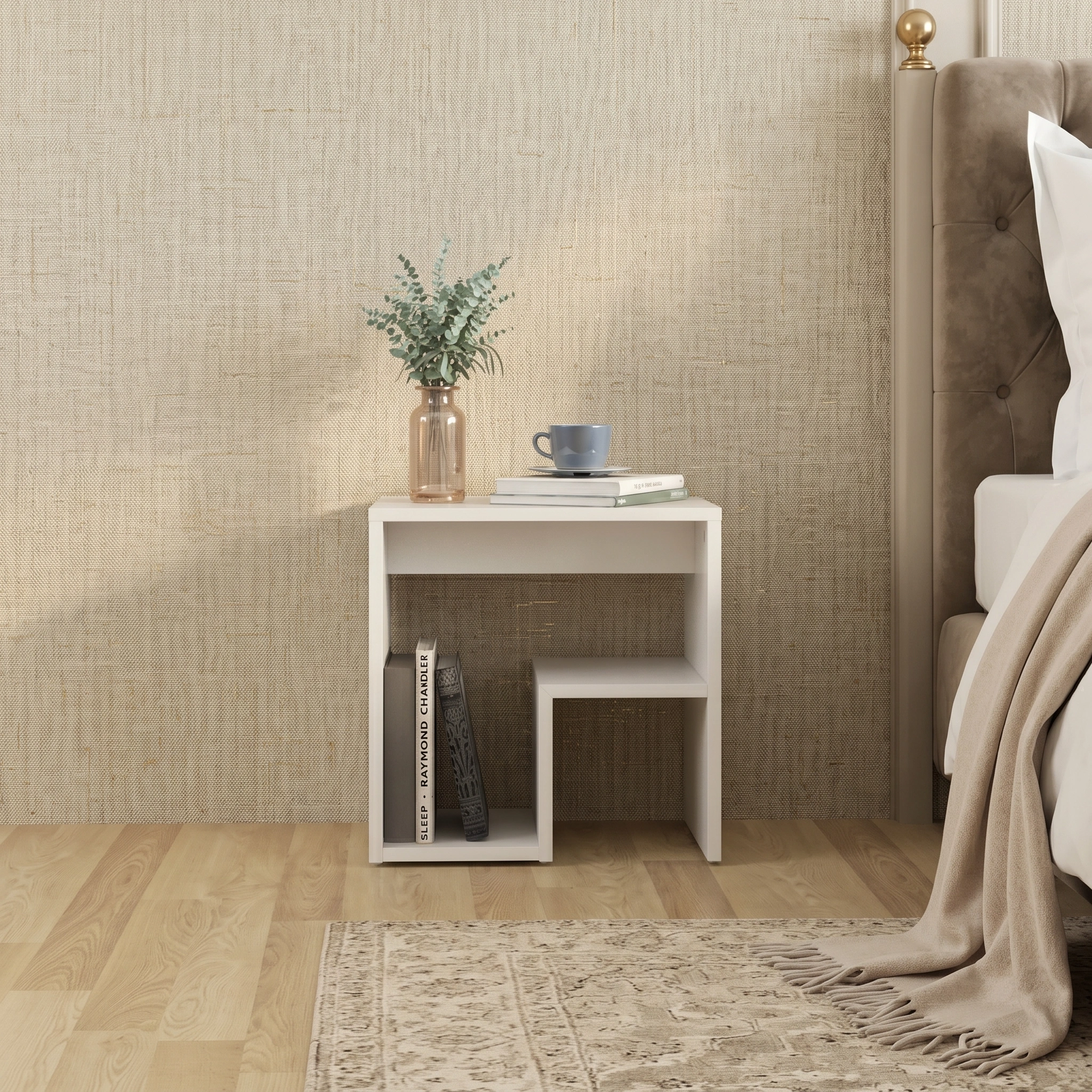 Novera Open Storage Nightstand Dubai UAEÂ (4) Novera Open Storage Nightstand Dubai UAE