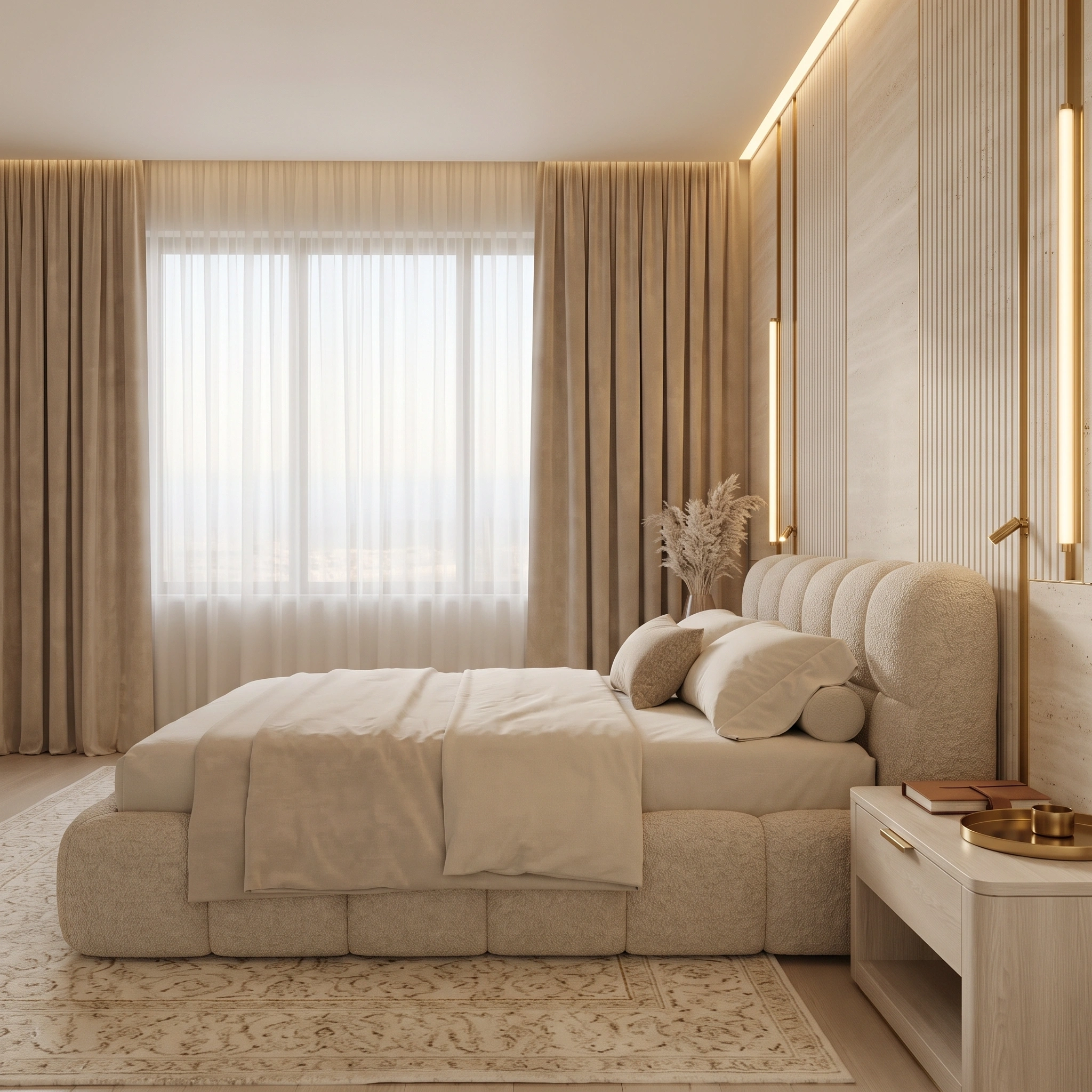 Serenzo Supreme Upholstered Bed Dubai UAE