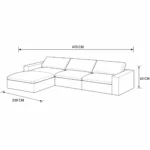 Solvane Grand L-Shape Sofa Dubai UAE
