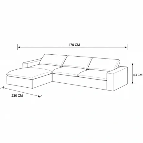 Solvane Grand L-Shape Sofa Dubai UAE