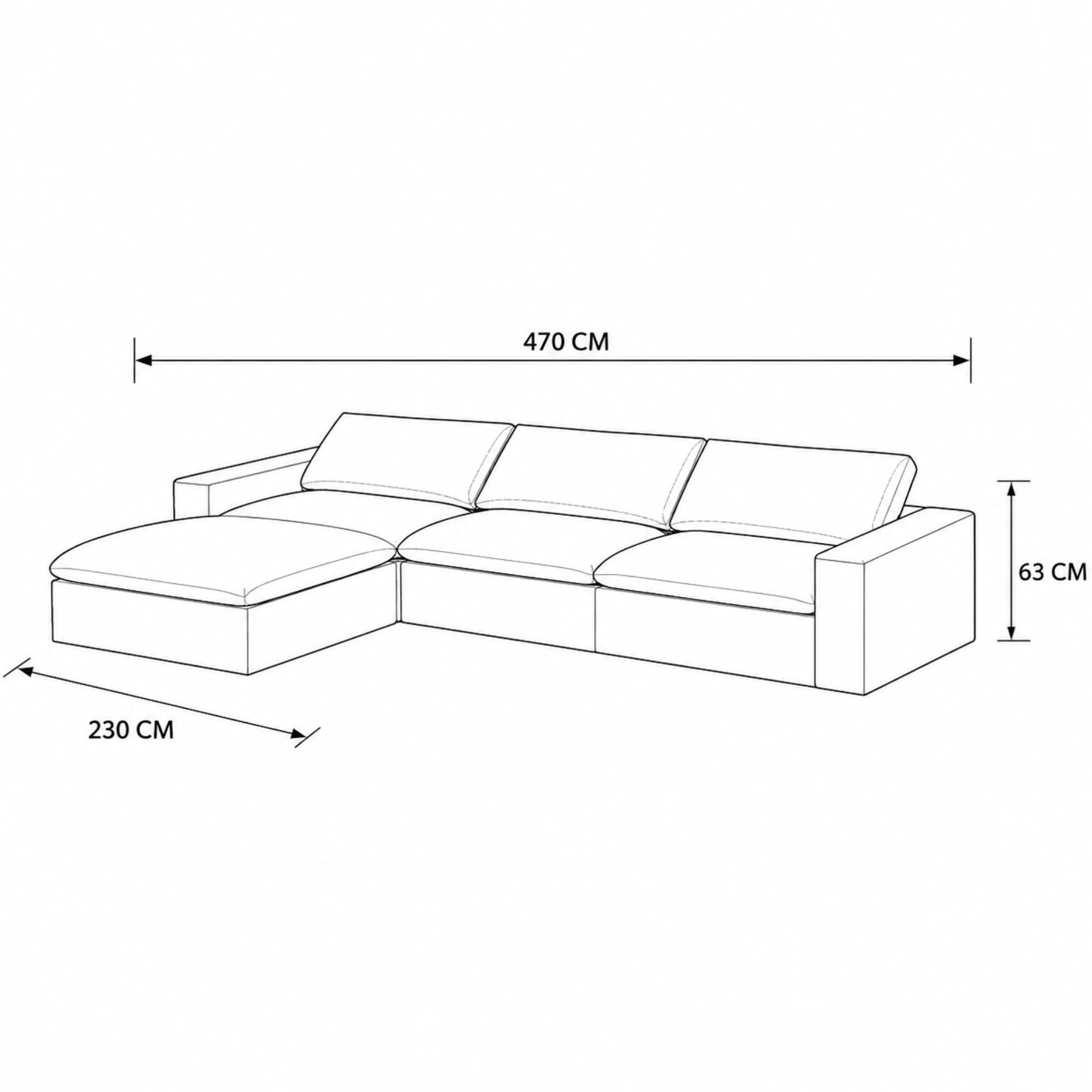 Solvane Grand L-Shape Sofa Dubai UAE